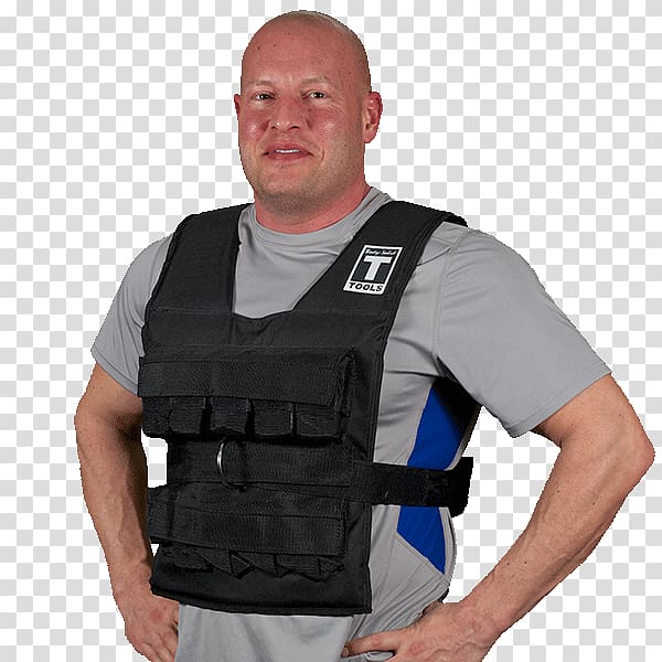 Gilets Body Solid Tools Weighted Vest Weighted Clothing Exercise Body-Solid, Inc., 20 pound weight vest transparent background PNG clipart