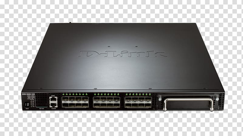 10 Gigabit Ethernet Network switch DXS-3600 D-Link Switch Stackable switch, Link Aggregation transparent background PNG clipart
