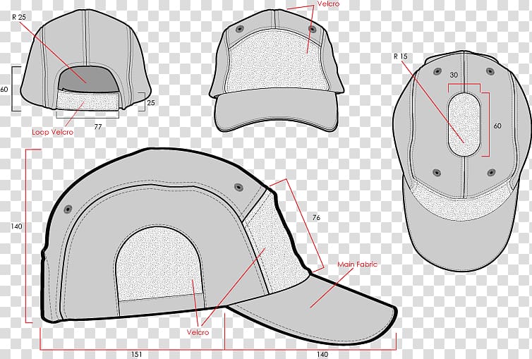 Hat Baseball cap Dimension Privateer, Hat Sewing Pattern transparent background PNG clipart