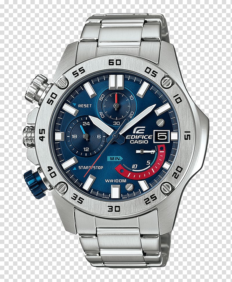 Casio Edifice EFR-304D Watch Casio EFR-526L-1AV Chronograph, watch transparent background PNG clipart