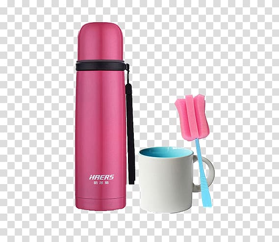 Vacuum flask Cup Stainless steel, Portable bullet head mug transparent background PNG clipart