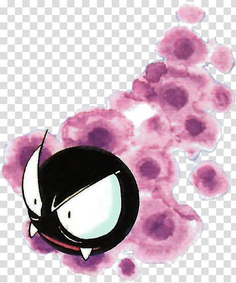 Pokémon Red and Blue Gastly Haunter Ghost, others transparent background PNG clipart