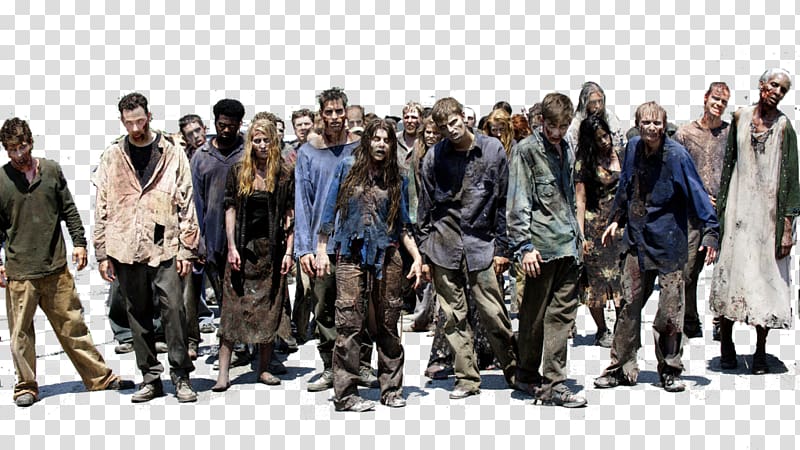 zombies illustration, Television show YouTube AMC Zombie, the walking dead transparent background PNG clipart