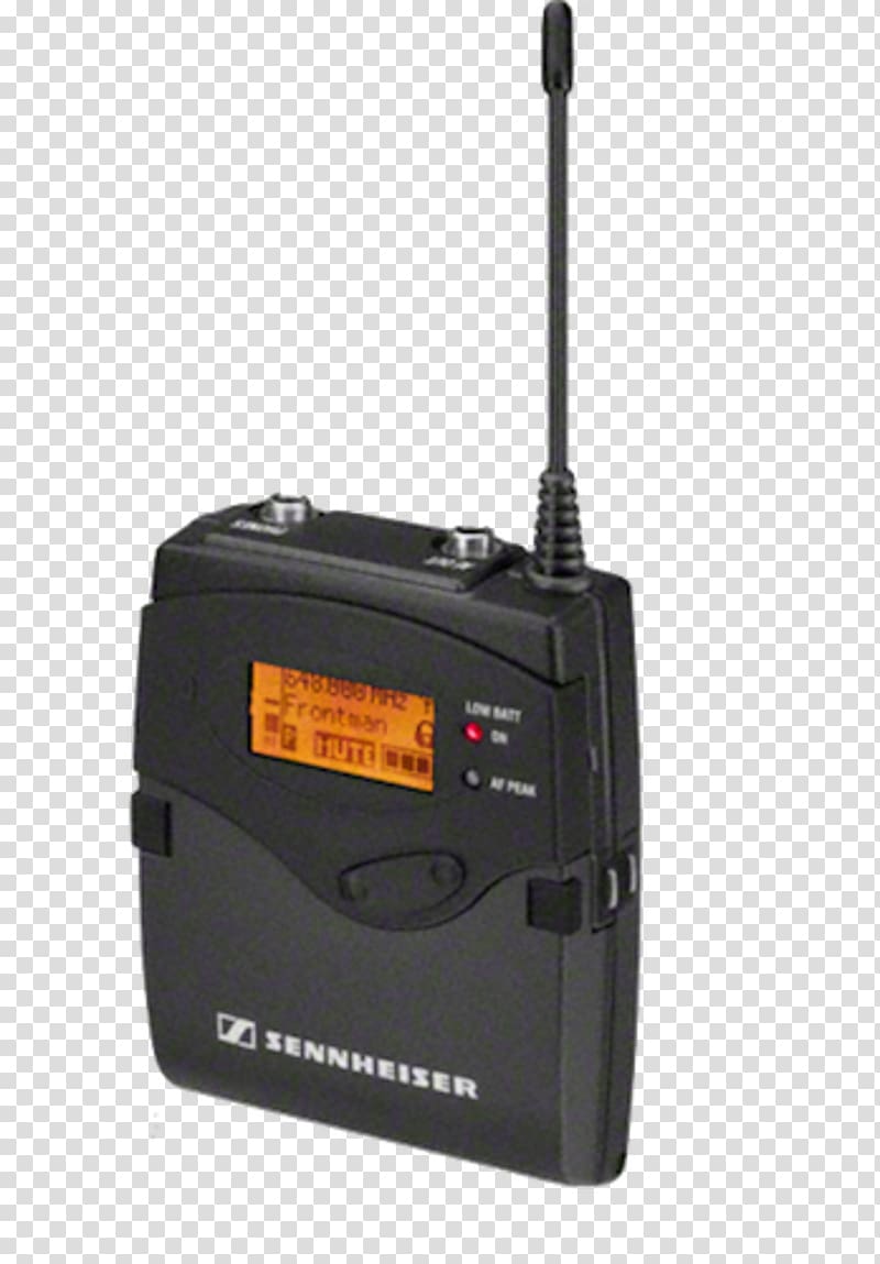 Wireless microphone Sennheiser In-ear monitor, microphone transparent background PNG clipart