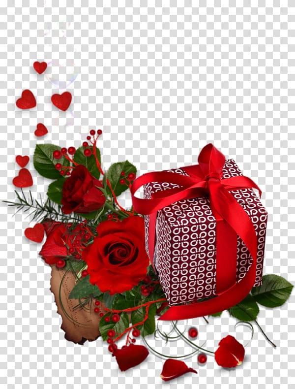 Garden roses Gift Flower bouquet Friendship Birthday, Saint Nicholas Day transparent background PNG clipart