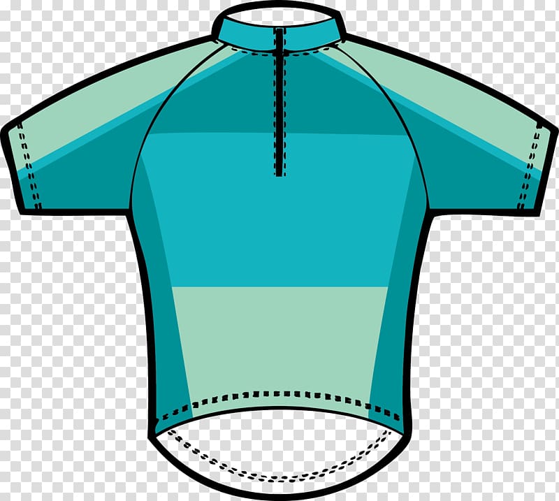 Cycling jersey Team Blue Turquoise, Sigma Pi transparent background PNG clipart