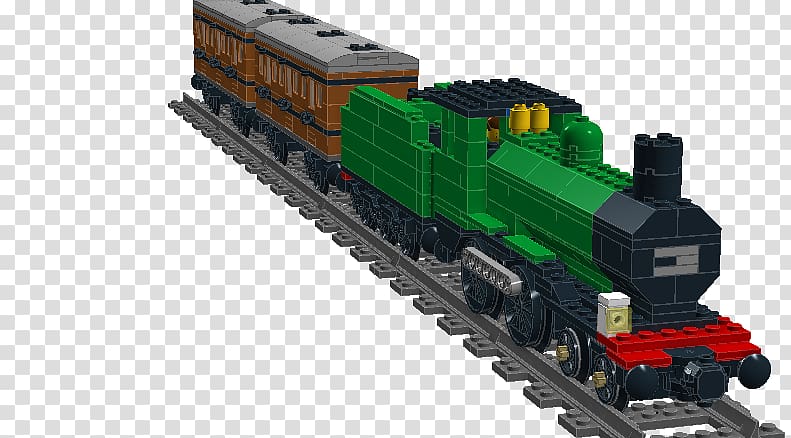 Lego Trains Locomotive Rail transport Railroad car, bin lorry transparent background PNG clipart