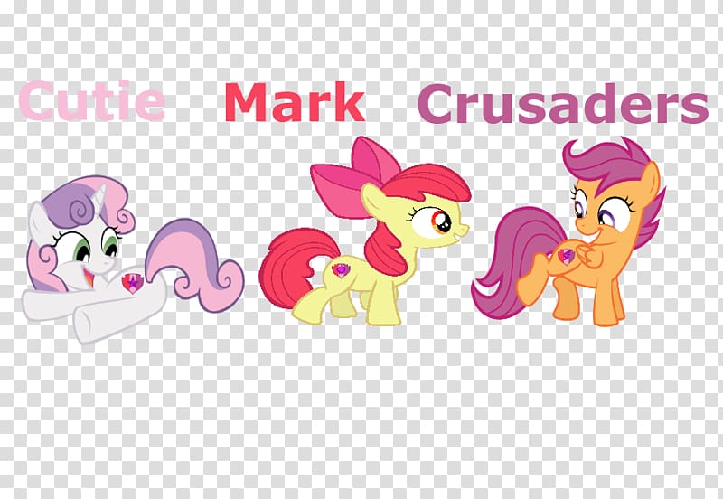 Pony Apple Bloom Scootaloo Fan art Cutie Mark Crusaders, Crusaders transparent background PNG clipart