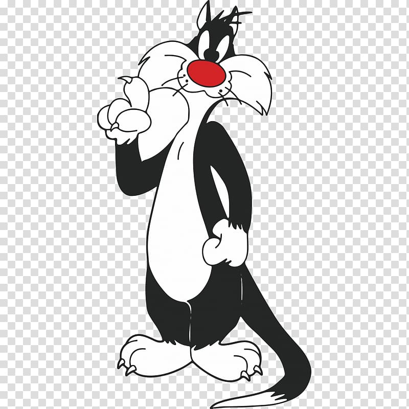 Sylvester Jr. Cat Tweety Hippety Hopper, Cat transparent background PNG clipart