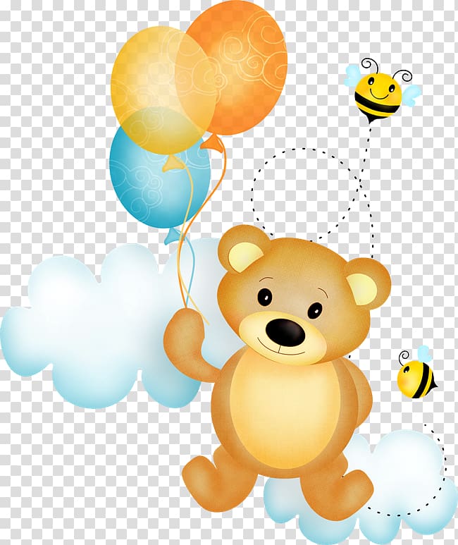 Baby Polar Bears Teddy bear Balloon , bear transparent background PNG clipart