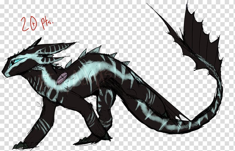 Dragon Carnivora Cartoon Demon, Night Fury transparent background PNG clipart
