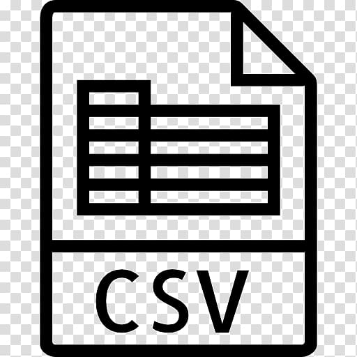 Comma-separated values Computer Icons Encapsulated PostScript, csv transparent background PNG clipart