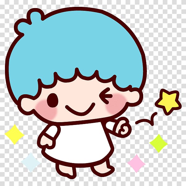 boy illustration, Little Twin Stars Paper Sanrio Hello Kitty , hello transparent background PNG clipart