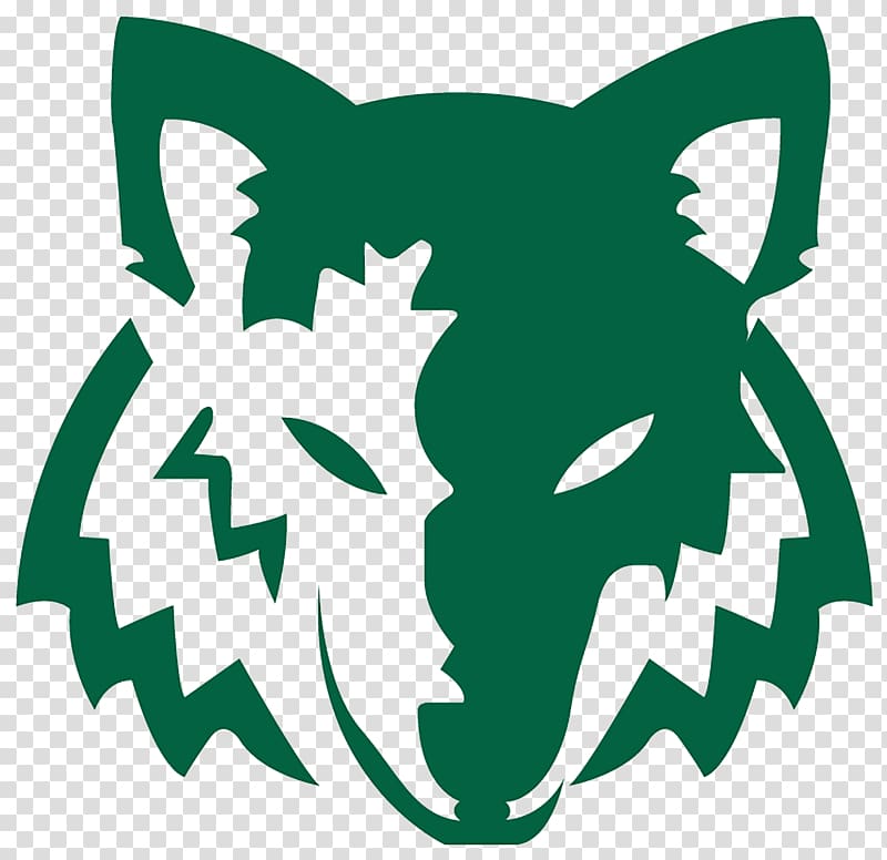 Wolf T-shirt Green Canyon High School North Logan, wolf transparent background PNG clipart
