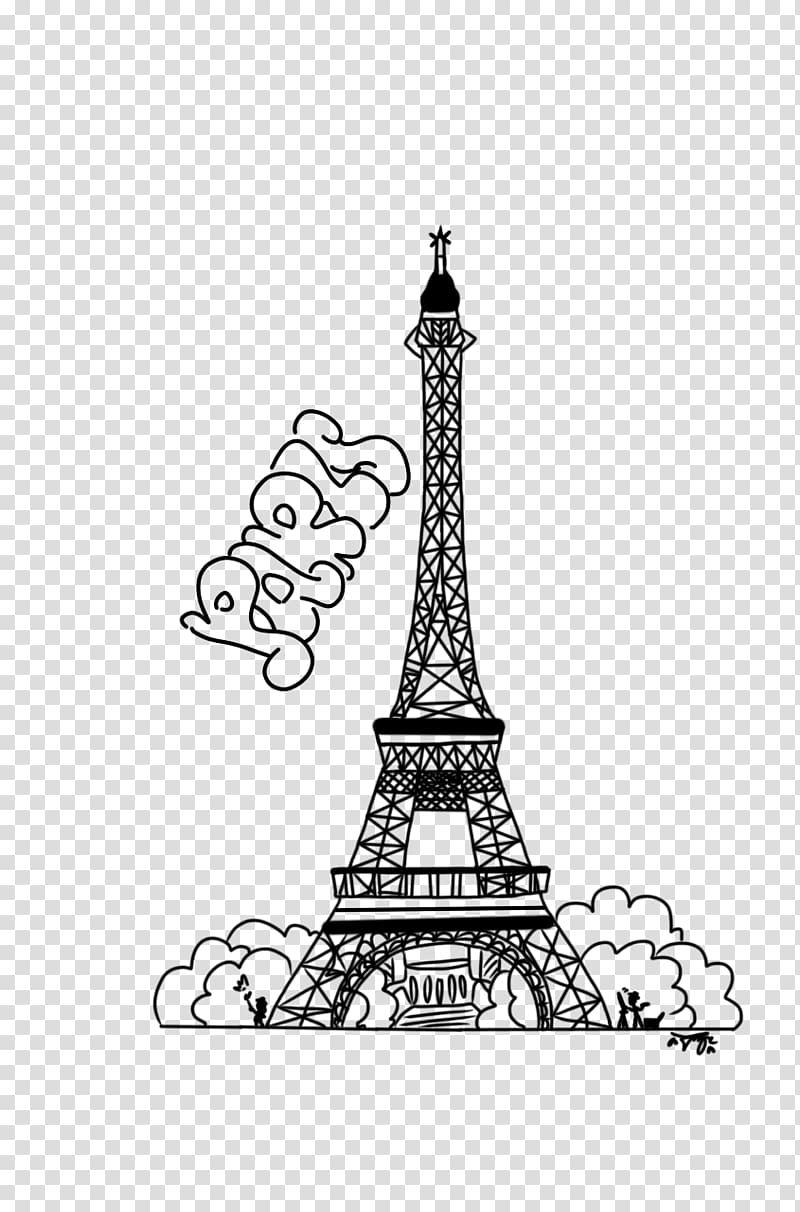 Eiffel Tower New7Wonders of the World Coloring book Drawing, eiffel tower silhouette transparent background PNG clipart