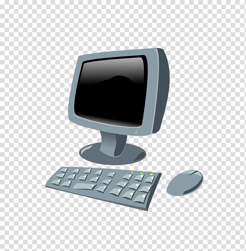 Computer mouse Computer keyboard Desktop computer , Hand-painted computer transparent background PNG clipart