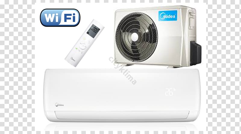 Air conditioning Midea Inverterska klima British thermal unit Air conditioner, midea transparent background PNG clipart