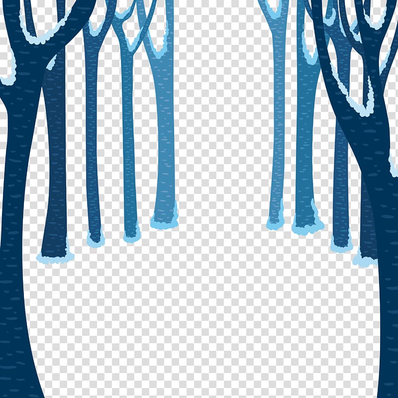 Winter Illustration, Creative Forest transparent background PNG clipart