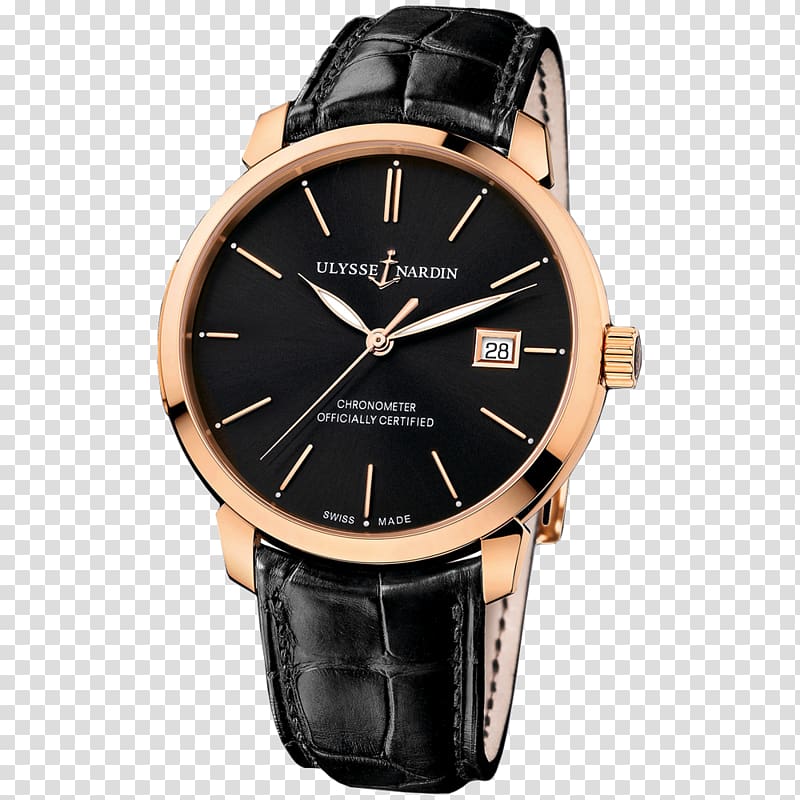 Ulysse Nardin Automatic watch Retail Replica, watch transparent background PNG clipart