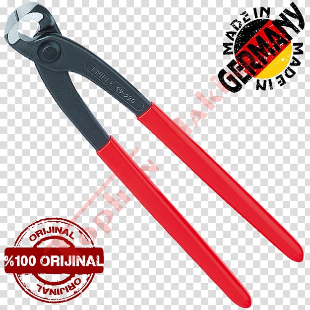 Diagonal pliers Key Tool Knipex, key transparent background PNG clipart