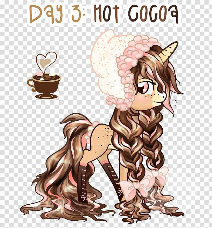Horse Dog Legendary creature , HOT CHOCLATE transparent background PNG clipart