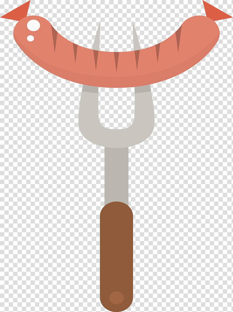 Sausage Euclidean , fork Sausage transparent background PNG clipart