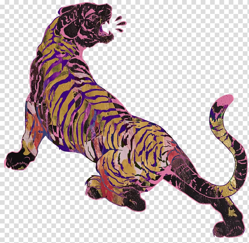 Tiger Big cat Terrestrial animal Wildlife, tiger transparent background PNG clipart