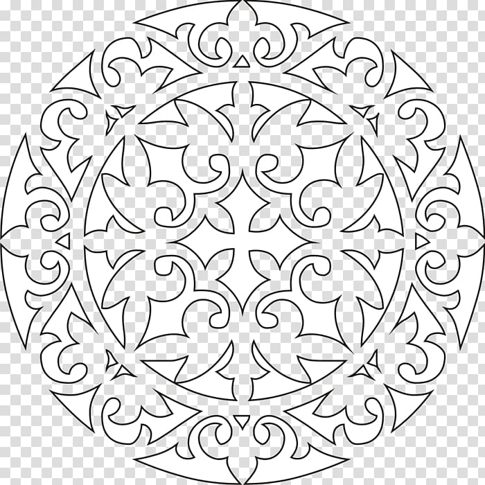 Ornament Stencil Tatars Art Mandala, others transparent background PNG clipart