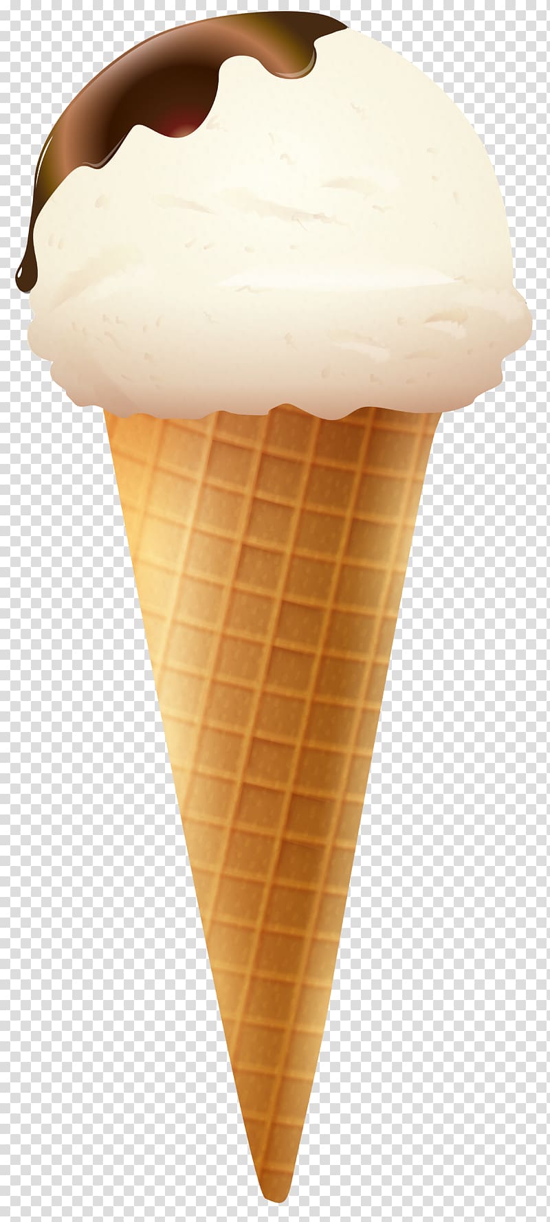white ice cream cone illustration, Ice cream cone Snow cone Sundae, Ice Cream Cone transparent background PNG clipart