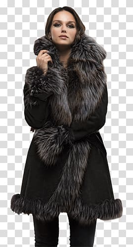 Fur clothing Coat Jacket, jacket transparent background PNG clipart