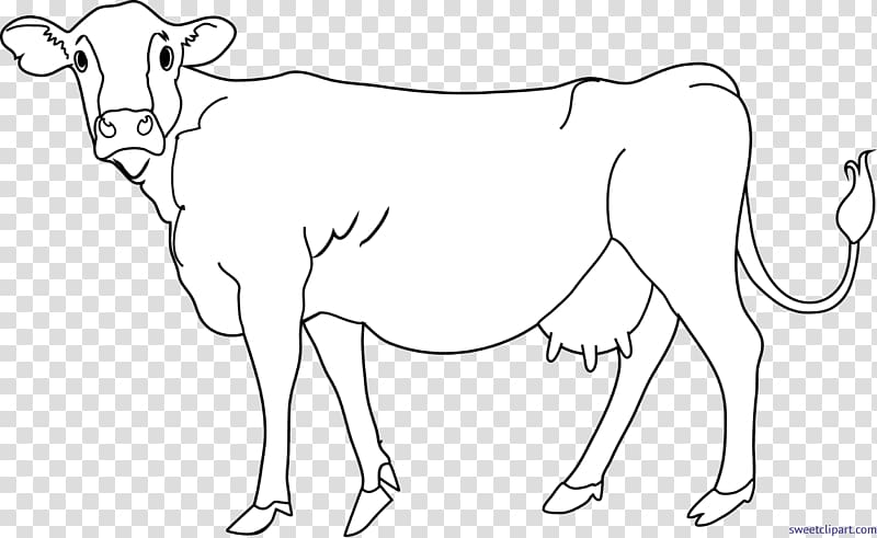 Holstein Friesian cattle Angus cattle Beef cattle , cow transparent background PNG clipart