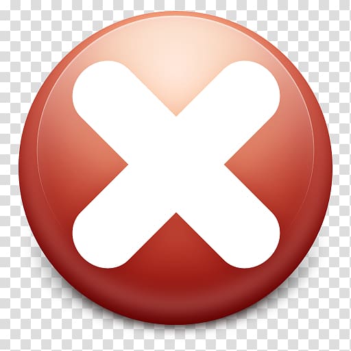 Red X button icon, Error HTTP 404 Icon, Red Cross Mark File