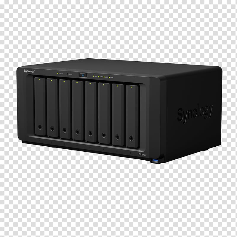 Synology Disk Station DS1817+ Network Storage Systems Synology Inc. Synology DiskStation DS1817+ Diskless node, others transparent background PNG clipart