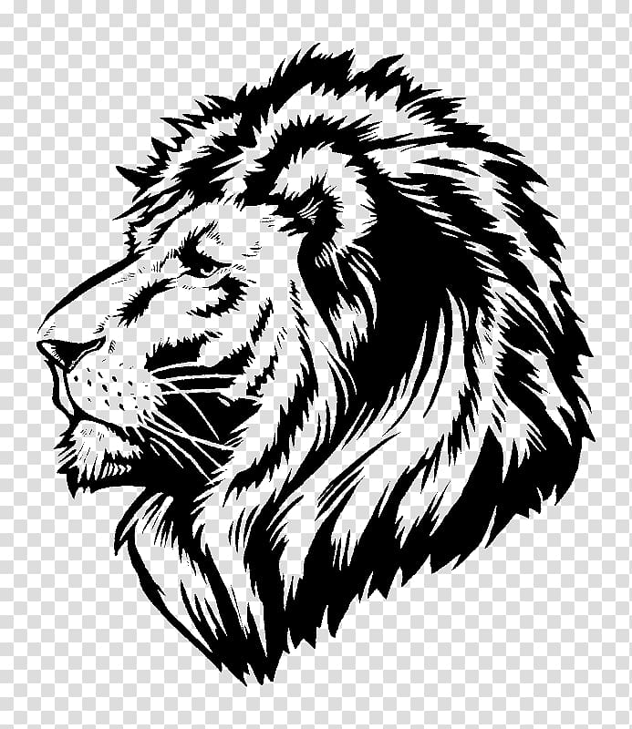 Lion Wall decal Sticker Polyvinyl chloride, lion transparent background PNG clipart