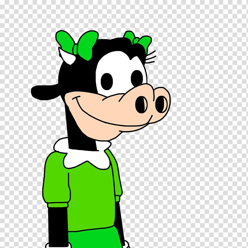 Clarabelle Cow Horace Horsecollar Mickey Mouse Goofy Minnie Mouse, clarabelle cow transparent background PNG clipart