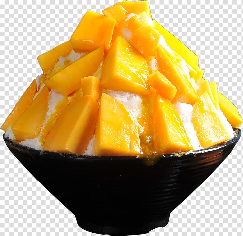 Mango pudding Juice Sago soup, Mango Ice Ice transparent background PNG clipart