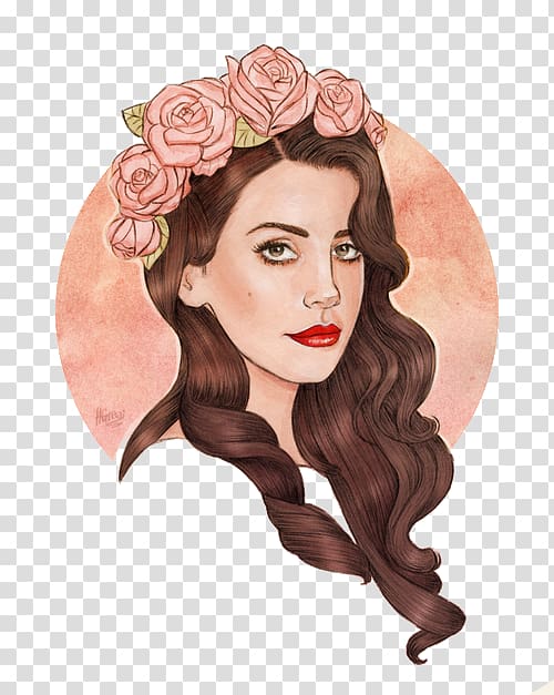 Lana Del Rey Artist Painting Drawing, painting transparent background PNG clipart