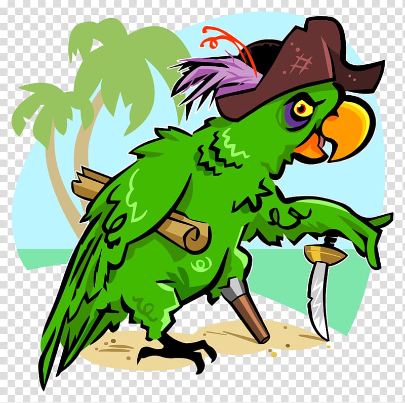 Piracy Pirate Parrot Art , parrot transparent background PNG clipart