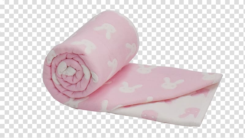 Living Textiles 75x100cm Muslin Jacquard Bunny Print Blanket Product White Pink, pink blanket transparent background PNG clipart