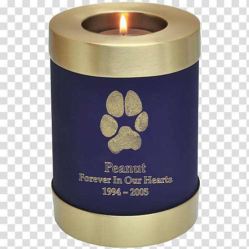 Bestattungsurne Dog Pet Candlestick, dog memorial candles transparent background PNG clipart