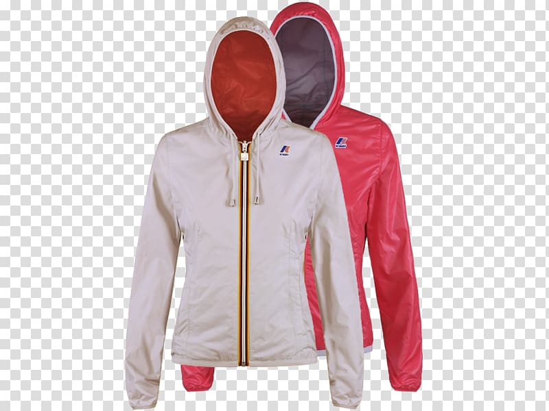Hoodie Jacket Windbreaker K-Way Raincoat, Lily Orange transparent background PNG clipart