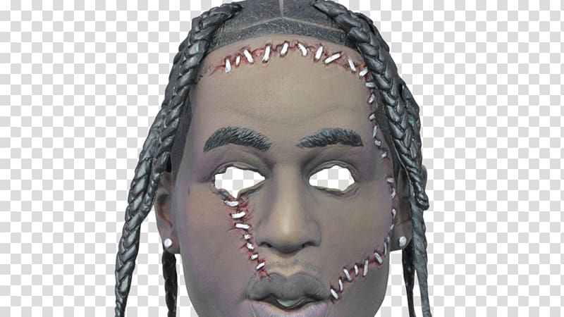 Travis Scott Texas Chainsaw 3D Leatherface The Texas Chainsaw Massacre Mask, Travis Scott transparent background PNG clipart