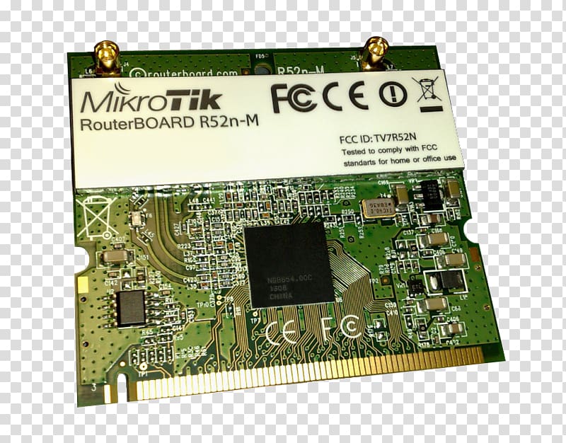 Graphics Cards & Video Adapters Network Cards & Adapters Mini PCI MikroTik Wi-Fi, 52 transparent background PNG clipart