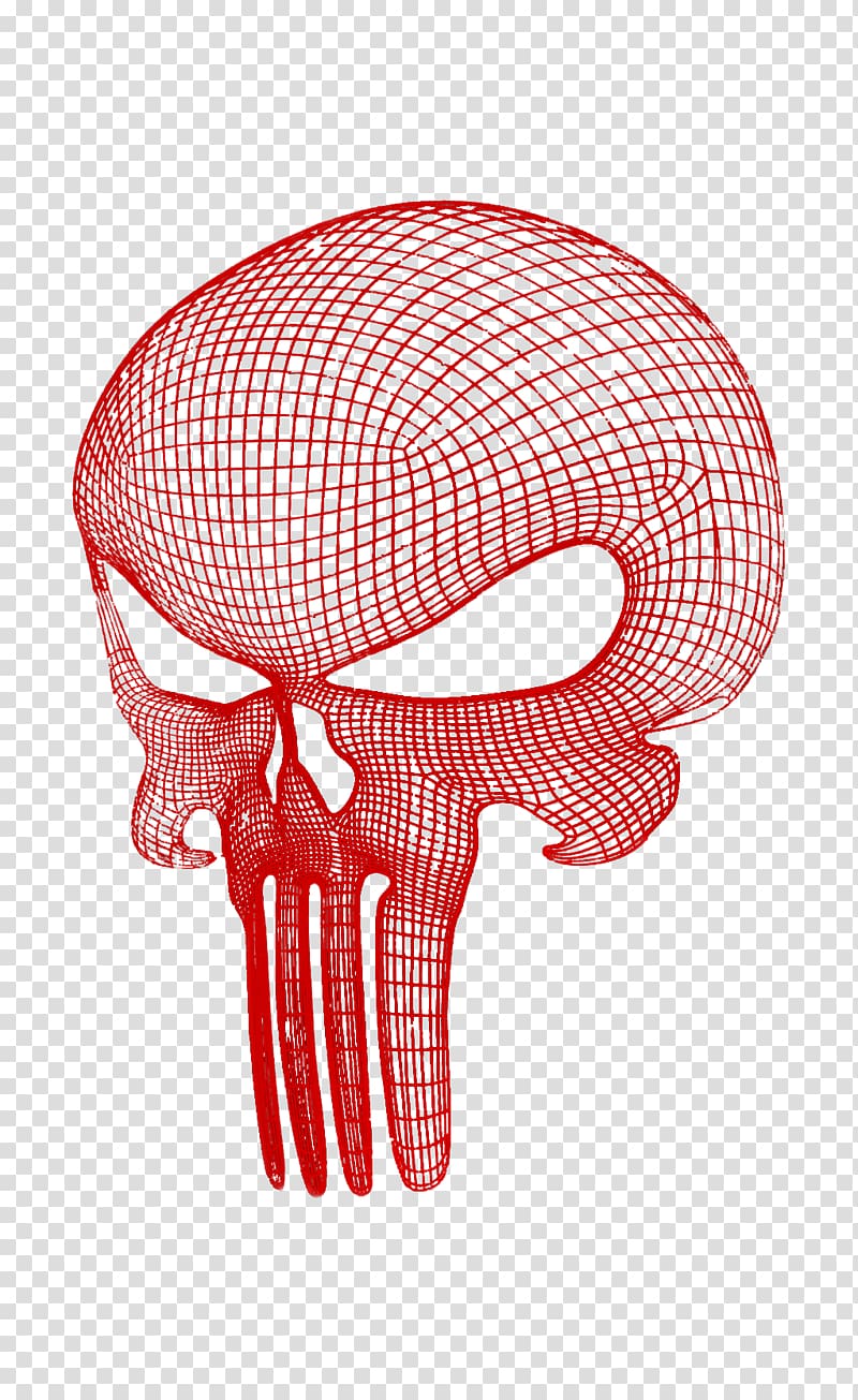 Punisher Deadpool Logo, skull transparent background PNG clipart