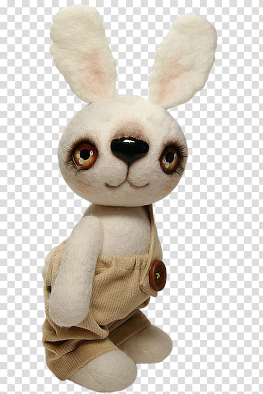 Domestic rabbit Easter Bunny Hare Stuffed Animals & Cuddly Toys, rabbit transparent background PNG clipart