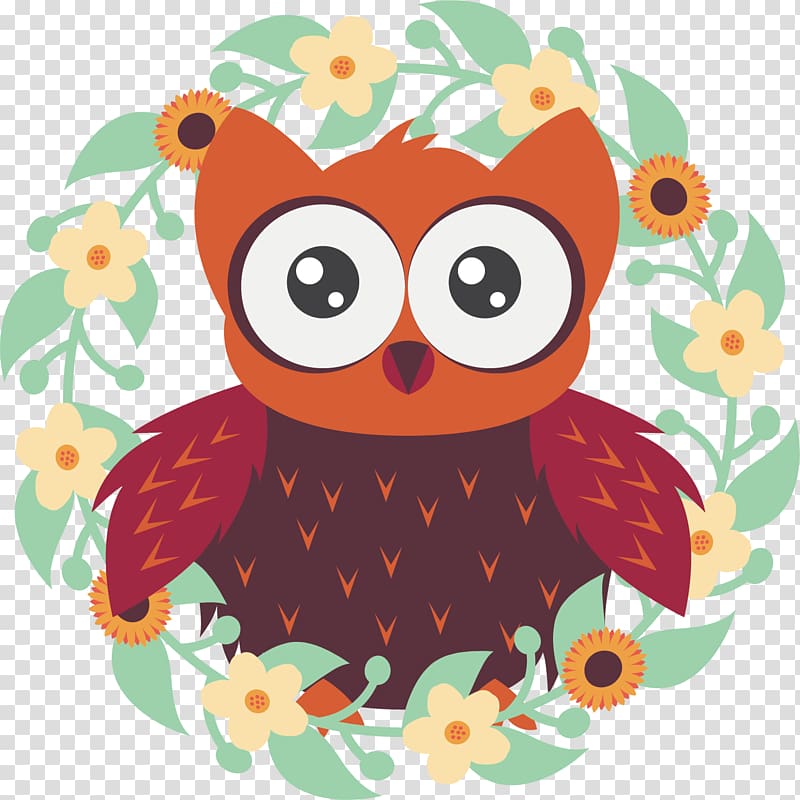 Owl, Lovely owl transparent background PNG clipart