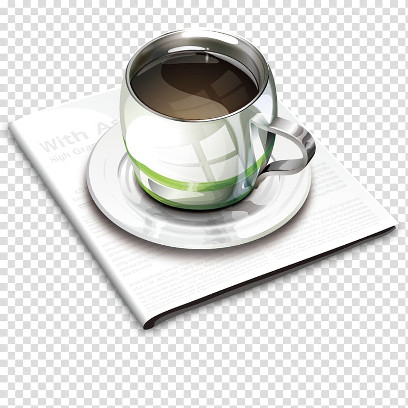 Coffee cup Espresso Mug Glass, tea cup transparent background PNG clipart