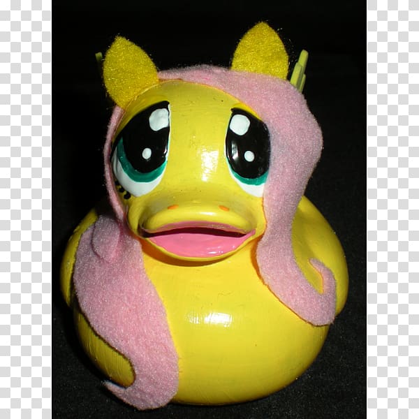 Rubber duck My Ducky Fluttershy Yellow, duck transparent background PNG clipart