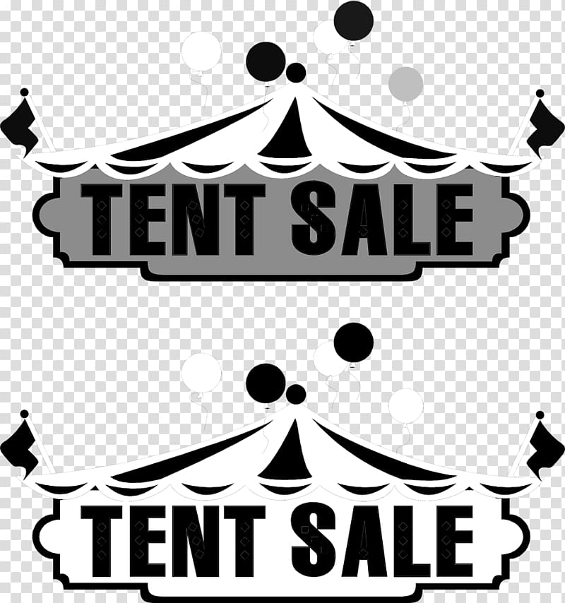 Fiesta Tent Homer Laughlin China Company, Sale Flyer Set transparent background PNG clipart