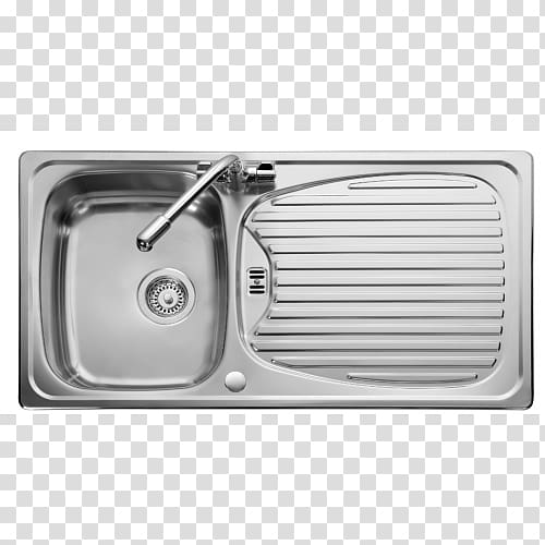 Sink Bowl Stainless steel Tap, sink transparent background PNG clipart